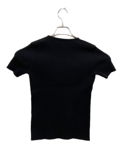 CHANEL（シャネル）CHANEL (シャネル) 半袖ニット ブラック サイズ:38の古着・服飾アイテム