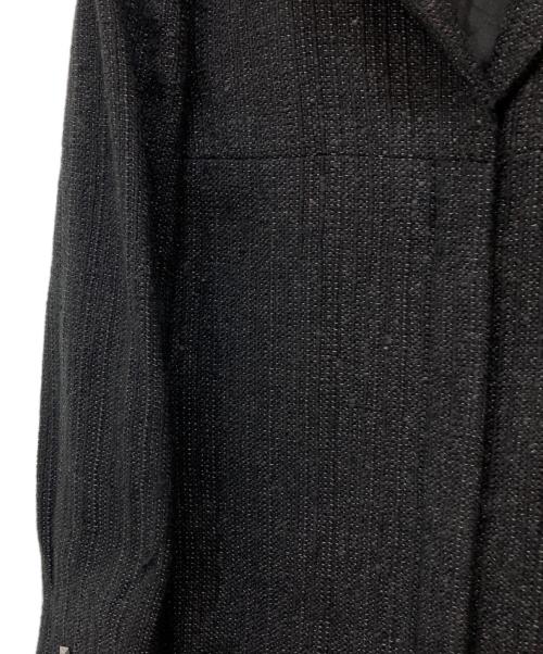CHANEL（シャネル）CHANEL (シャネル) ツイード ジップアップ コート ブラック サイズ:SIZE 36の古着・服飾アイテム
