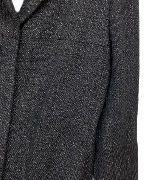 CHANEL（シャネル）CHANEL (シャネル) ツイード ジップアップ コート ブラック サイズ:SIZE 36の古着・服飾アイテム