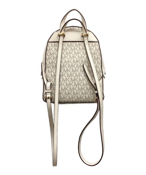 MICHAEL KORS（マイケルコース）MICHAEL KORS (マイケルコース) リュック ホワイトの古着・服飾アイテム