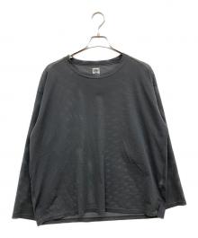 South2 West8（サウスツー ウエストエイト）の古着「メッシュロングスリーブTシャツ」｜カーキ