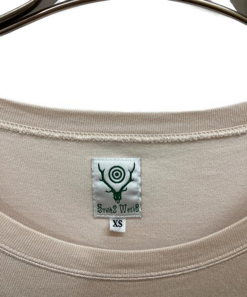 South2 West8（サウスツー ウエストエイト）South2 West8 (サウスツー ウエストエイト) Hockey Tee ベージュ サイズ:Sの古着・服飾アイテム