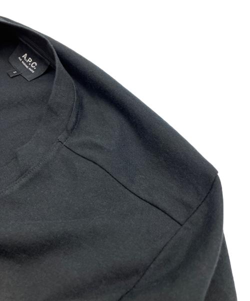 A.P.C.（アーペーセー）A.P.C. (アーペーセー) 半袖カットソー ブラック サイズ:Sの古着・服飾アイテム