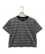 A.P.C.アーペーセー）の古着「半袖ボーダーカットソー」｜グレー