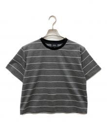 A.P.C.（アーペーセー）の古着「半袖ボーダーカットソー」｜グレー