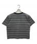 A.P.C. (アーペーセー) 半袖ボーダーカットソー グレー サイズ:L：8000円
