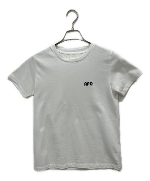 A.P.C.（アーペーセー）A.P.C. (アーペーセー) 半袖カットソー ホワイト サイズ:Sの古着・服飾アイテム