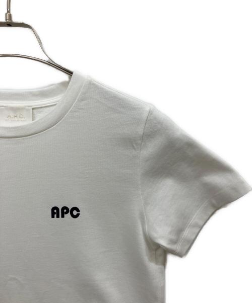 A.P.C.（アーペーセー）A.P.C. (アーペーセー) 半袖カットソー ホワイト サイズ:Sの古着・服飾アイテム