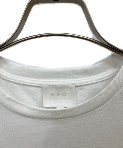 A.P.C.（アーペーセー）A.P.C. (アーペーセー) 半袖カットソー ホワイト サイズ:Sの古着・服飾アイテム