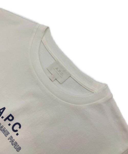 A.P.C.（アーペーセー）A.P.C. (アーペーセー) プリントカットソー ホワイト サイズ:Sの古着・服飾アイテム