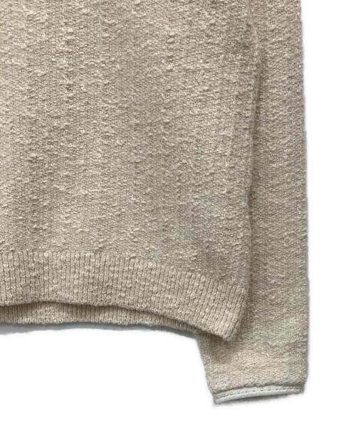 HER LIP TO（ハーリップトゥ）HER LIP TO (ハーリップトゥ) Petal-Edge Collar Knit Top ベージュ サイズ:Fの古着・服飾アイテム