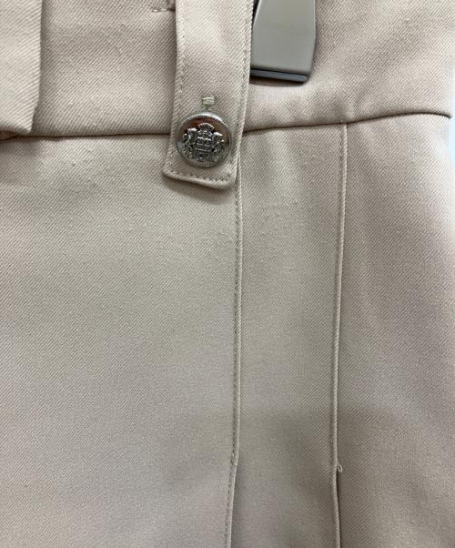 HER LIP TO（ハーリップトゥ）HER LIP TO (ハーリップトゥ) Front Tuck Twill Shorts ベージュ サイズ:Mの古着・服飾アイテム