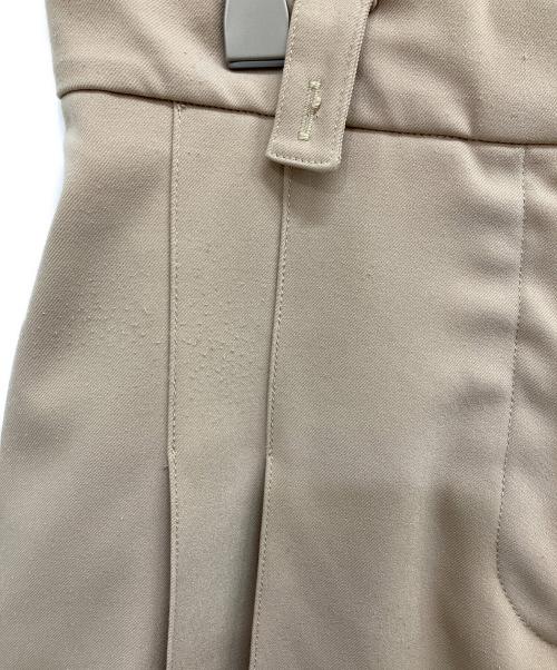 HER LIP TO（ハーリップトゥ）HER LIP TO (ハーリップトゥ) Front Tuck Twill Shorts ベージュ サイズ:Mの古着・服飾アイテム