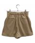 HER LIP TO (ハーリップトゥ) Front Tuck Twill Shorts ベージュ サイズ:M：6000円
