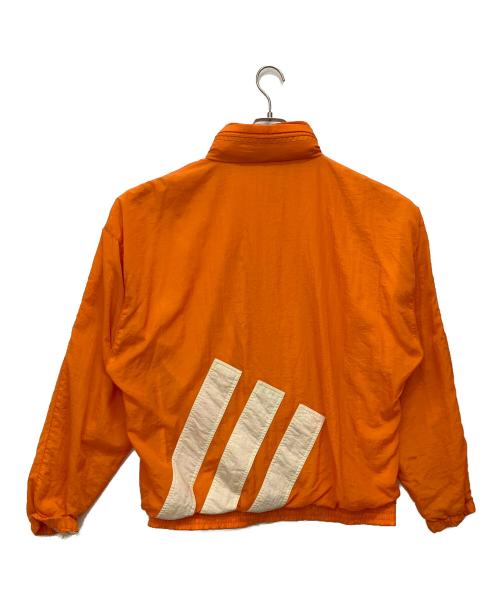 adidas（アディダス）adidas (アディダス) 90s ヴィンテージナイロンジャケット オレンジ サイズ:Lの古着・服飾アイテム