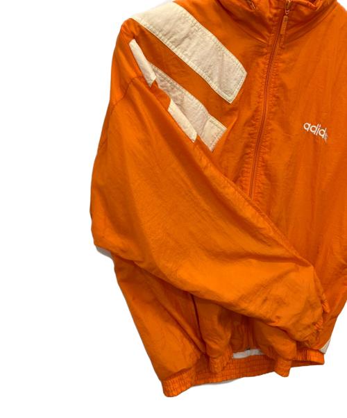 adidas（アディダス）adidas (アディダス) 90s ヴィンテージナイロンジャケット オレンジ サイズ:Lの古着・服飾アイテム