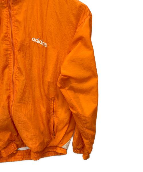 adidas（アディダス）adidas (アディダス) 90s ヴィンテージナイロンジャケット オレンジ サイズ:Lの古着・服飾アイテム
