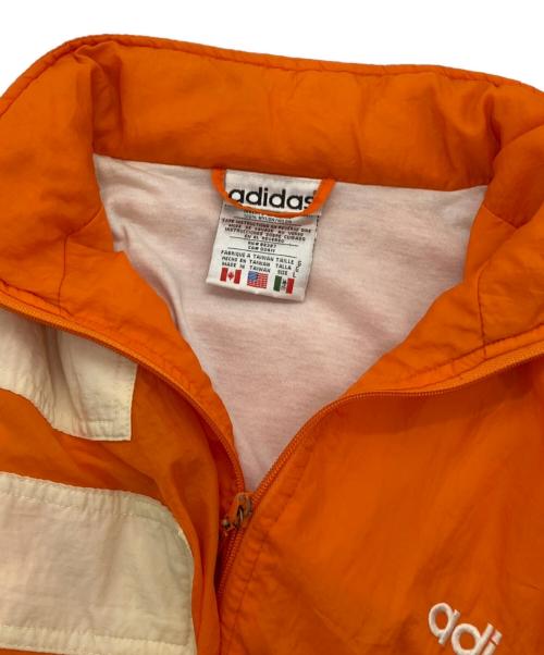 adidas（アディダス）adidas (アディダス) 90s ヴィンテージナイロンジャケット オレンジ サイズ:Lの古着・服飾アイテム