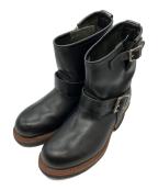 RED WINGレッドウィング）の古着「8inch Engineer」｜ブラック