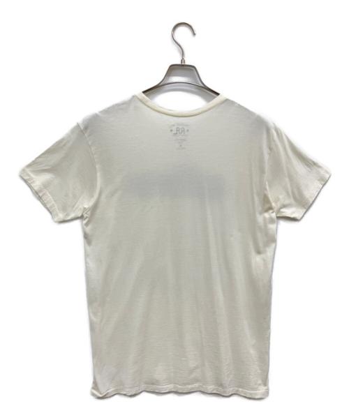 RRL（ダブルアールエル）RRL (ダブルアールエル) SS TRUCK-SHORT SLEEVE-T-SHIRT ホワイト サイズ:Mの古着・服飾アイテム
