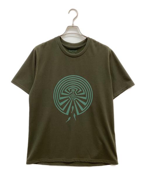South2 West8（サウスツー ウエストエイト）south2 west8 (サウスツー ウエストエイト) プリントTシャツ オリーブ サイズ:Sの古着・服飾アイテム