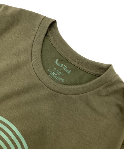 South2 West8（サウスツー ウエストエイト）south2 west8 (サウスツー ウエストエイト) プリントTシャツ オリーブ サイズ:Sの古着・服飾アイテム