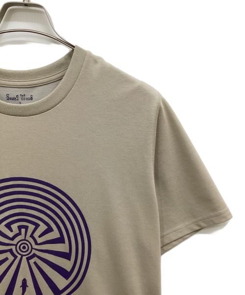 South2 West8（サウスツー ウエストエイト）south2 west8 (サウスツー ウエストエイト) プリントTシャツ ベージュ サイズ:Mの古着・服飾アイテム
