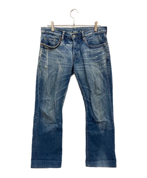 Hysteric Glamour（ヒステリックグラマー）Hysteric Glamour (ヒステリックグラマー) スタッズデニムパンツ ブルー サイズ:32の古着・服飾アイテム