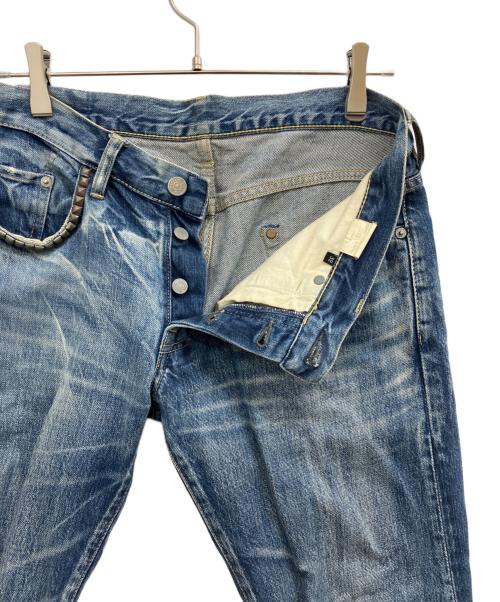 Hysteric Glamour（ヒステリックグラマー）Hysteric Glamour (ヒステリックグラマー) スタッズデニムパンツ ブルー サイズ:32の古着・服飾アイテム