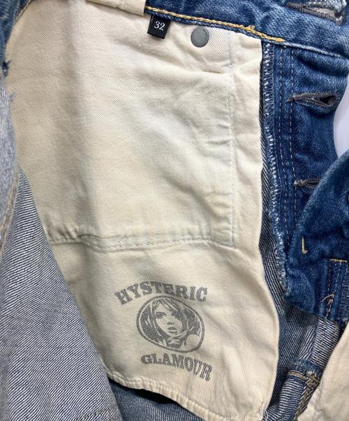 Hysteric Glamour（ヒステリックグラマー）Hysteric Glamour (ヒステリックグラマー) スタッズデニムパンツ ブルー サイズ:32の古着・服飾アイテム