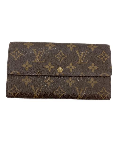 LOUIS VUITTON（ルイ ヴィトン）LOUIS VUITTON (ルイ ヴィトン) モノグラム　ポルトフォイユ・サラ ブラウンの古着・服飾アイテム