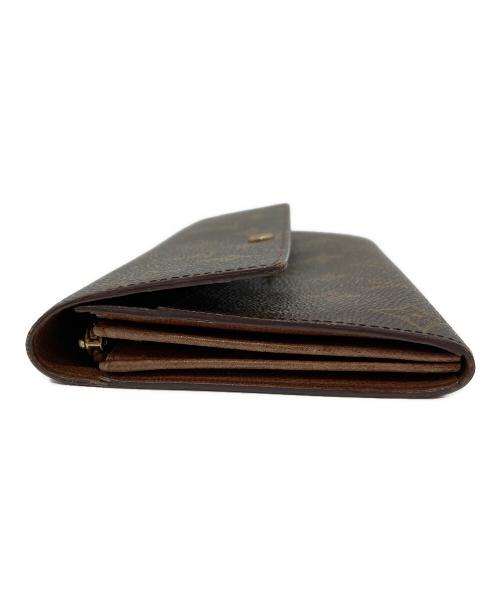 LOUIS VUITTON（ルイ ヴィトン）LOUIS VUITTON (ルイ ヴィトン) モノグラム　ポルトフォイユ・サラ ブラウンの古着・服飾アイテム