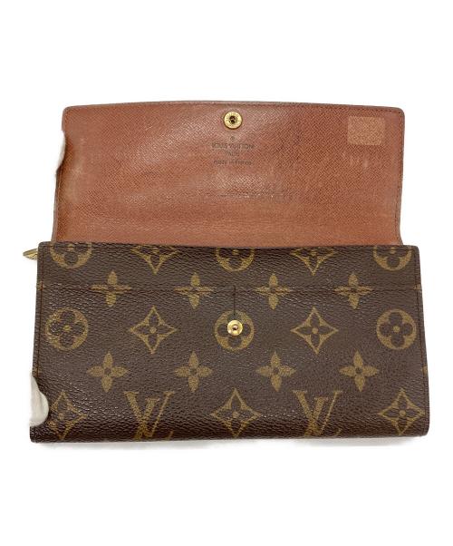 LOUIS VUITTON（ルイ ヴィトン）LOUIS VUITTON (ルイ ヴィトン) モノグラム　ポルトフォイユ・サラ ブラウンの古着・服飾アイテム