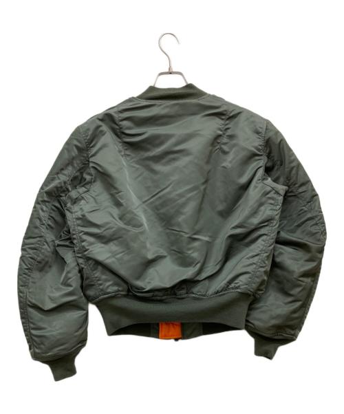 ALPHA（アルファ）ALPHA (アルファ) MA-1ジャケット オリーブ サイズ:Mの古着・服飾アイテム
