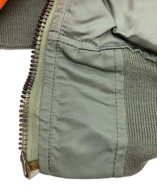 ALPHA（アルファ）ALPHA (アルファ) MA-1ジャケット オリーブ サイズ:Mの古着・服飾アイテム