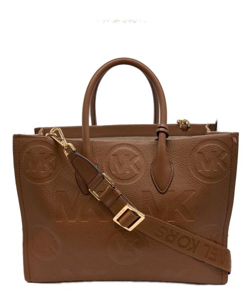 MICHAEL KORS（マイケルコース）MICHAEL KORS (マイケルコース) トートバッグ ブラウンの古着・服飾アイテム