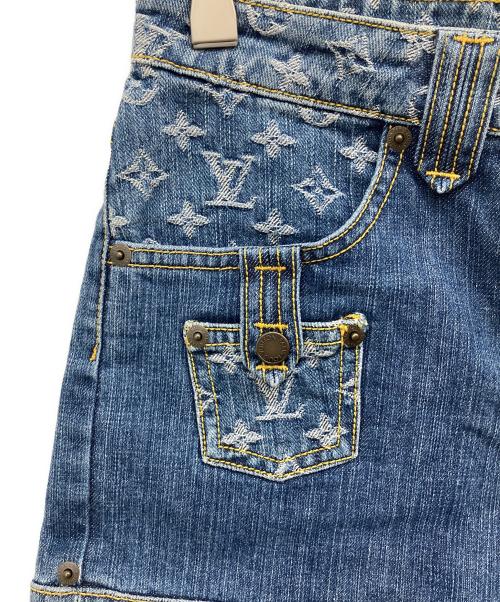 LOUIS VUITTON（ルイ ヴィトン）LOUIS VUITTON (ルイ ヴィトン) モノグラムショートデニム インディゴ サイズ:Sの古着・服飾アイテム