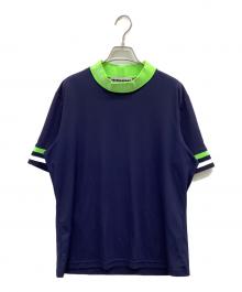 decembermay（ディセンバーメイ）の古着「モックネックカットソー」｜ネイビー