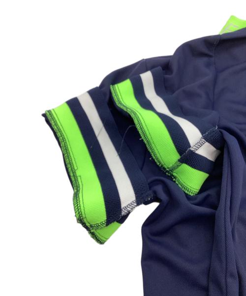 decembermay（ディセンバーメイ）decembermay (ディセンバーメイ) モックネックカットソー ネイビー サイズ:XLの古着・服飾アイテム