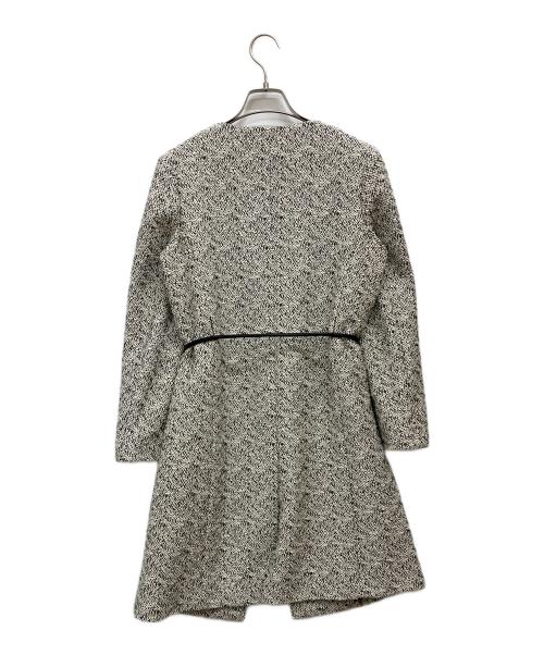 theory（セオリー）theory (セオリー) コート ホワイト×ブラック サイズ:Pの古着・服飾アイテム