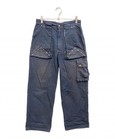 中古・古着通販】KAPITAL (キャピタル) ワークパンツ ネイビー サイズ