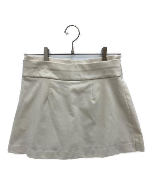 HER LIP TO（ハーリップトゥ）HER LIP TO (ハーリップトゥ) Vienna Pleated Mini Skirt ホワイト サイズ:Sの古着・服飾アイテム