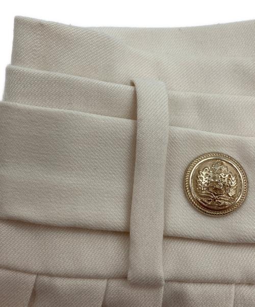 HER LIP TO（ハーリップトゥ）HER LIP TO (ハーリップトゥ) Vienna Pleated Mini Skirt ホワイト サイズ:Sの古着・服飾アイテム