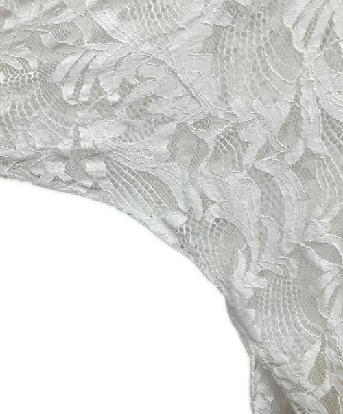 ADORE（アドーア）ADORE (アドーア) ボタニカルレースブラウス ホワイト サイズ:38の古着・服飾アイテム