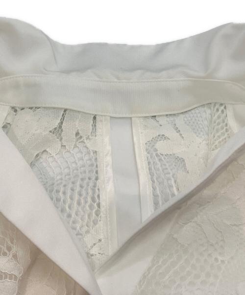 ADORE（アドーア）ADORE (アドーア) ボタニカルレースブラウス ホワイト サイズ:38の古着・服飾アイテム