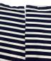 中古・古着 maison kitsune (メゾンキツネ) ボーダーカットソー ネイビー×ホワイト サイズ:L：13000円
