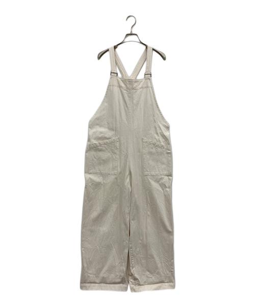 KAGURE（カグレ）kagure (カグレ) デニムサロペット ホワイト サイズ:FREEの古着・服飾アイテム