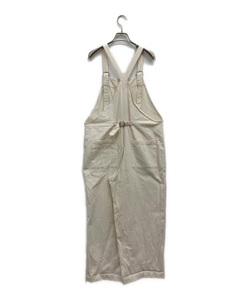 KAGURE（カグレ）kagure (カグレ) デニムサロペット ホワイト サイズ:FREEの古着・服飾アイテム