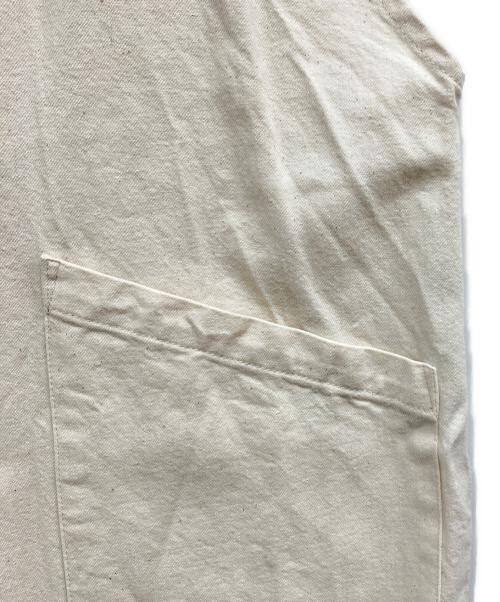 KAGURE（カグレ）kagure (カグレ) デニムサロペット ホワイト サイズ:FREEの古着・服飾アイテム
