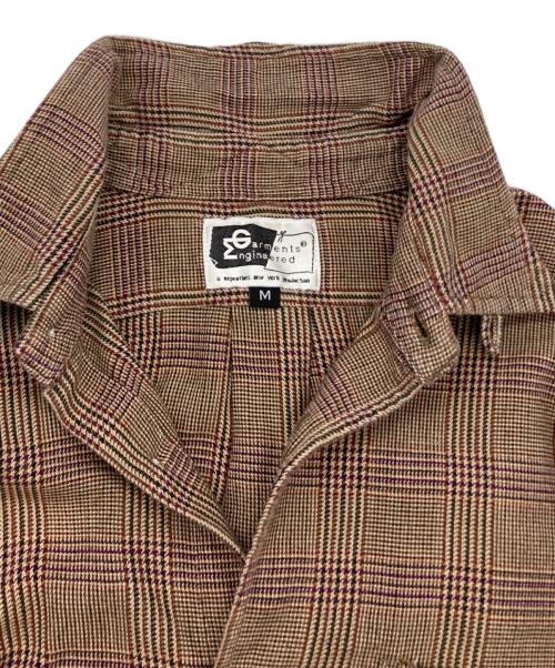 Engineered Garments（エンジニアド ガーメンツ）Engineered Garments (エンジニアド ガーメンツ) チェックシャツ ブラウン サイズ:Mの古着・服飾アイテム